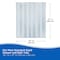 Kenney Mfg Water Repellant Jacquard Fabric Shower Curtain, 70in W x 72in H, Ashley Blue KN61307PS - alternate 5